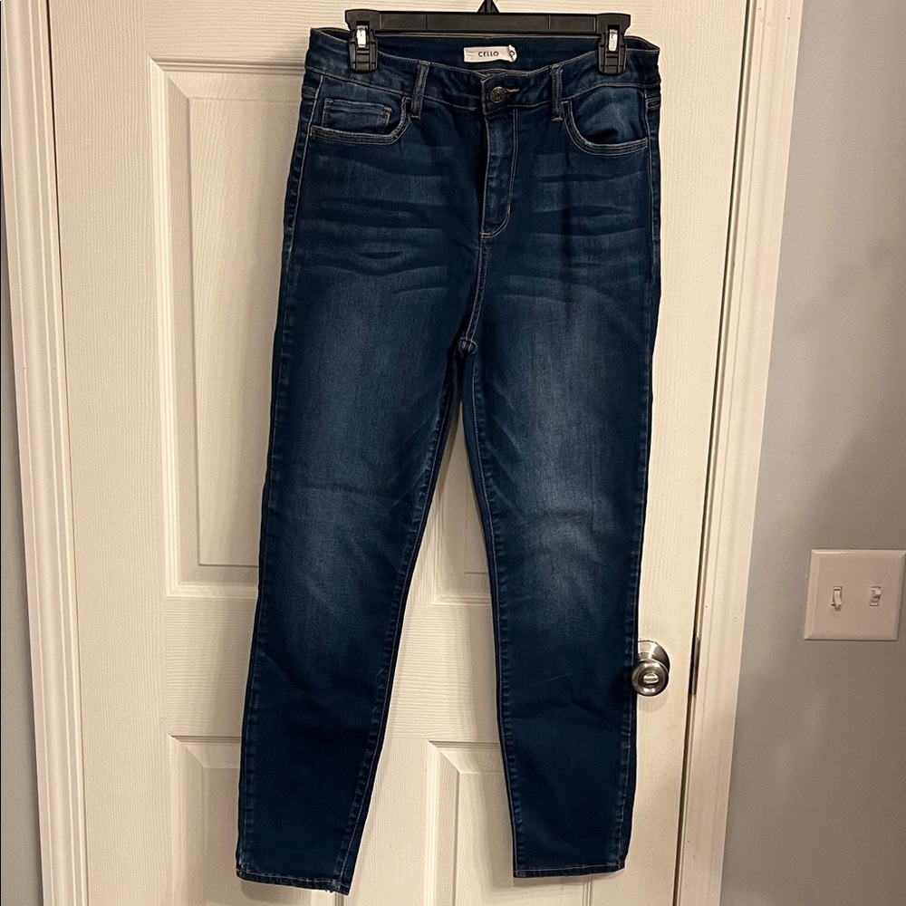 Cello Women's Dark Blue Straight Leg Jeans